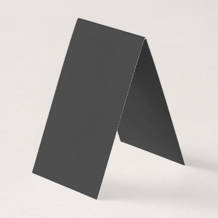 Luxury Grey Card Premium Stand-Up Branding