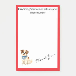 Luxury Grooming Dog Personalised Trendy Collection Post-it Notes