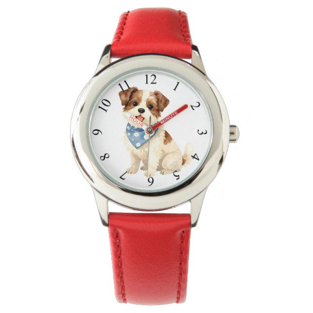 Luxury Grooming Dog Personalized Trendy Collection Watch (Front)