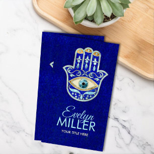 Luxury Hamsa Hand Ornament Business Card