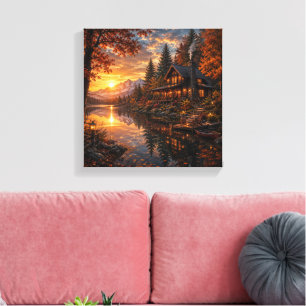 Luxury Haunted Mansion Halloween Wall Art Gothic
