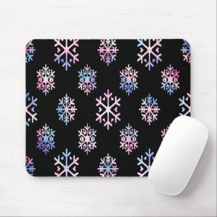 Luxury Holographic Snowflake Christmas Collection Mouse Mat