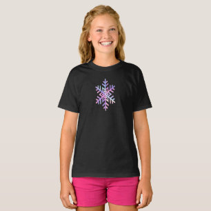 Luxury Holographic Snowflake Christmas Collection T-Shirt