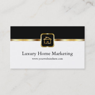 Luxury Home Marketing Business Card