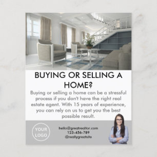 Luxury Home Real Estate Agent Realtor Flyer