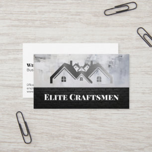 Luxury Homes Logo Real Estate Business Card