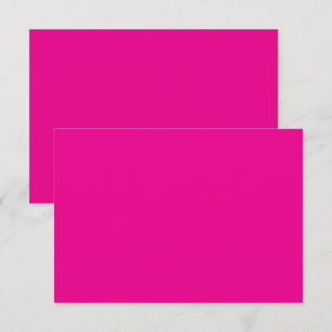 Luxury Hot Pink Thank You Flat Cards