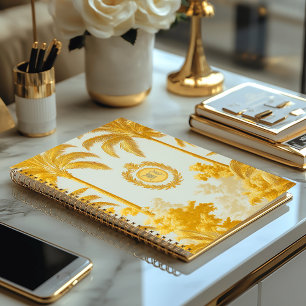 Luxury Imperial Gold Palm Tree Business Planner