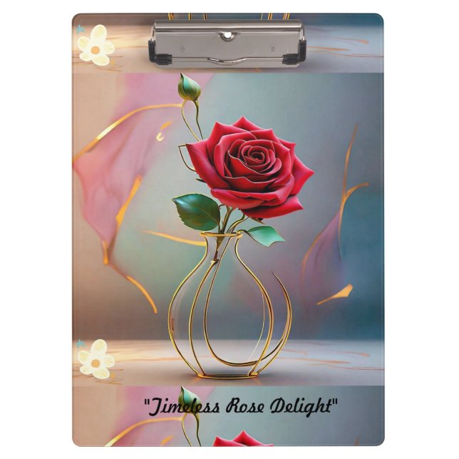 "Luxury in Simplicity" Clipboard (Front)