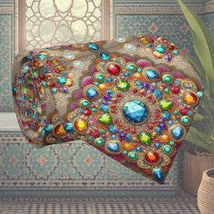 Luxury Indian Designer Rug Faux Silk Neck Tie