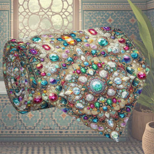 Luxury Indian Designer Rug Faux Silk Neck Tie