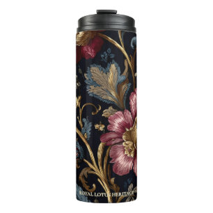 Luxury Indian Floral Vintage Royal Thermal Tumbler
