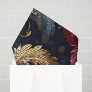 Luxury Indian Floral Vintage Royal Tissue Paper