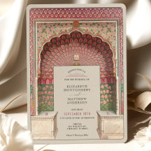 Luxury Indian-Inspired Wedding Peacock Arch Motif