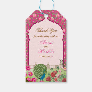Luxury Indian Wedding Gift Tags, Thank you tag 