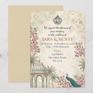 Luxury Indian Wedding Invitation