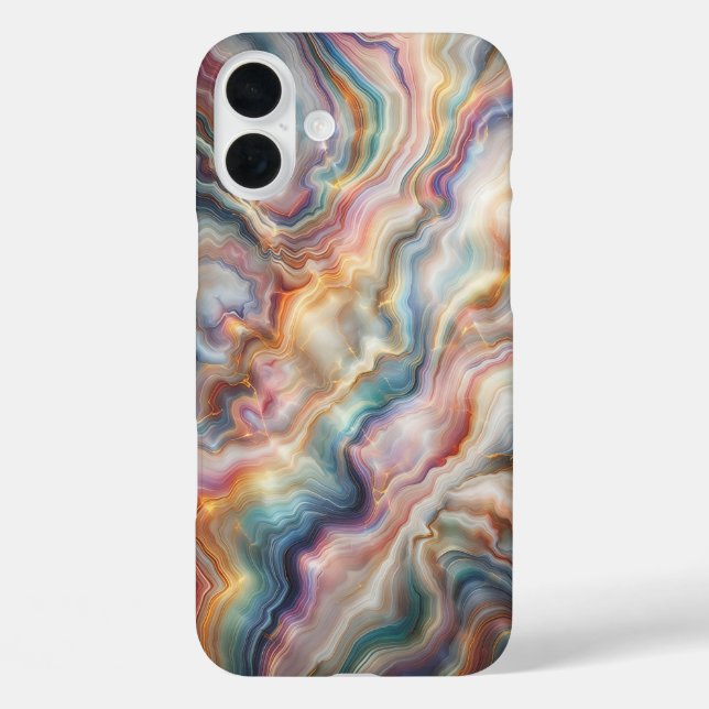 Luxury Iridescent Rainbow Agate Phone Case - Magic (Back)