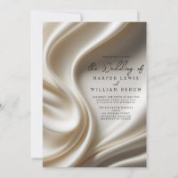 luxury ivory satin wedding