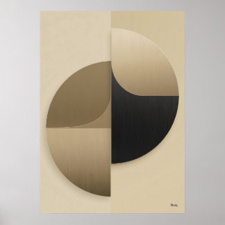 Luxury Japandi Geometric Abstract Wall Art