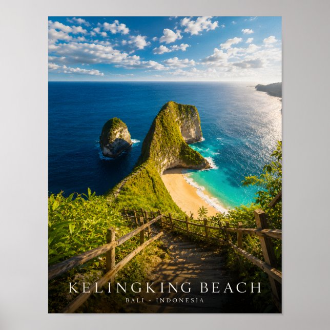 Luxury Kelingking Beach Bali Poster (Front)