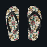 Luxury Kid's Flip Flops<br><div class="desc">Luxury Pattern Created by @nurpleart on Instagram.</div>