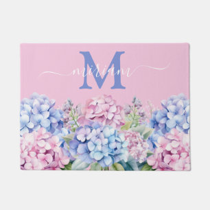 Luxury Kitchen Floor Mat: Hydrangeas Door Mat