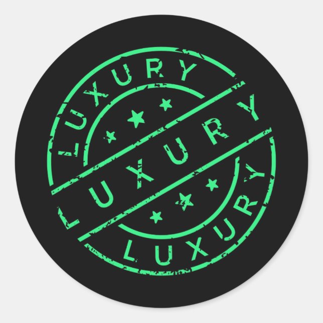 Luxury Label Stickers (Front)