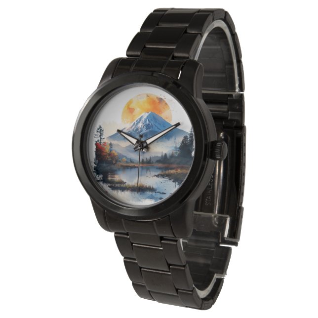 Luxury Landmark Mountain & River Watch Elegant  (Angled)
