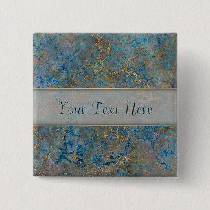 Luxury Lapis Lazuli Marble 15 Cm Square Badge