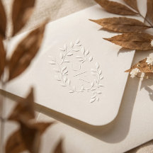 Luxury Leaf Branch Botanical Monogram Wedding