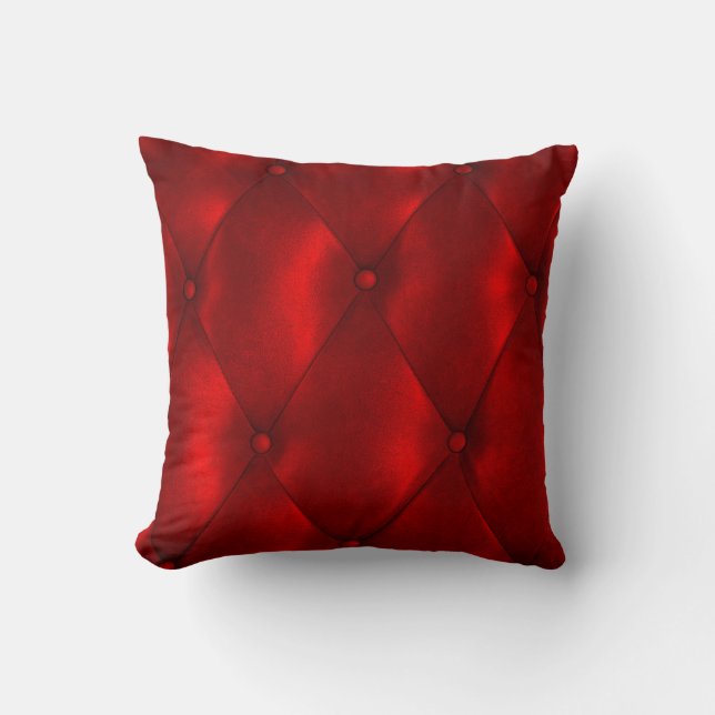 Luxury Leather: Buttoned Texture Elegance. Cushion (Front)