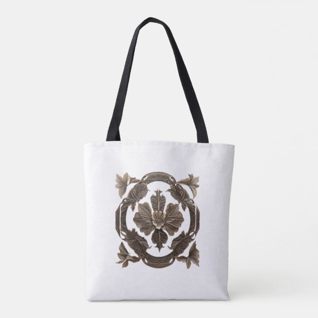 Luxury Leather Tote Bag for Everyday Use (Back)