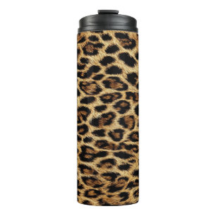 Luxury Leopard Skin Elegant Wild Animal Fur Design Thermal Tumbler