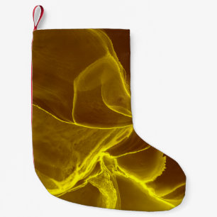 Luxury light particle falling background shiny eff small christmas stocking
