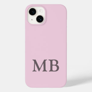 Luxury Light Pink Phone Case with Custom Name.