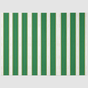 Luxury Linen Modern Green Gold Texture Collection Tissue Paper