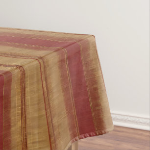 Luxury Linen Popular Burgundy Gold Collection Tablecloth