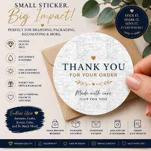 Luxury Linen Texture Custom Sticker