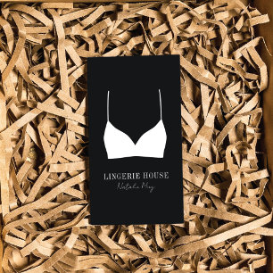 Luxury Lingerie Boutique Logo Business Card