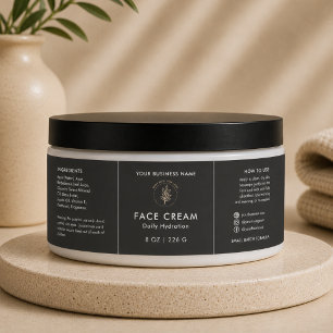 Luxury Logo Face Cream Jar Cosmetic Label