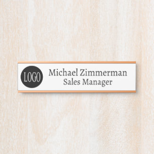Luxury Logo Office Door Sign