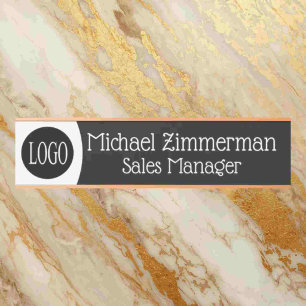Luxury Logo Office Door Sign