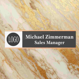 Luxury Logo Office Door Sign
