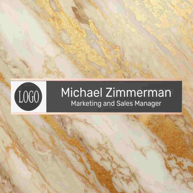 Luxury Long Name Logo Office Door Sign (Creator Uploaded)