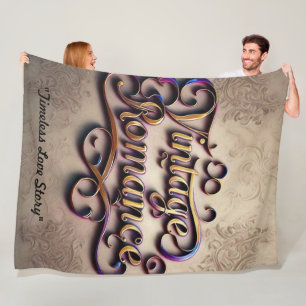"Luxury Love's Heritage" Fleece Blanket