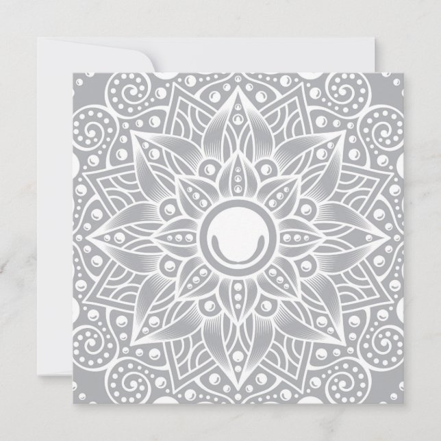 Luxury Mandala 14 Holiday Card (Front)