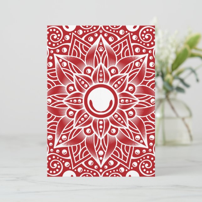 Luxury Mandala 15 Card (Standing Front)
