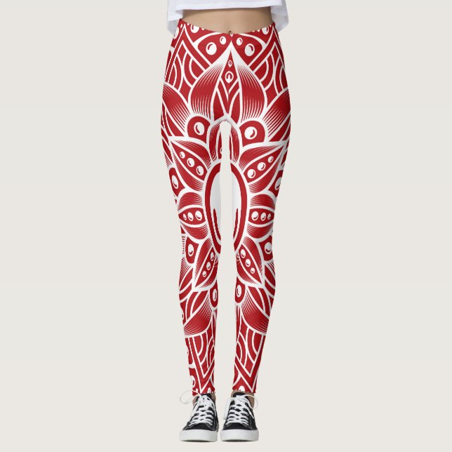 Luxury Mandala 15 Leggings (Front)