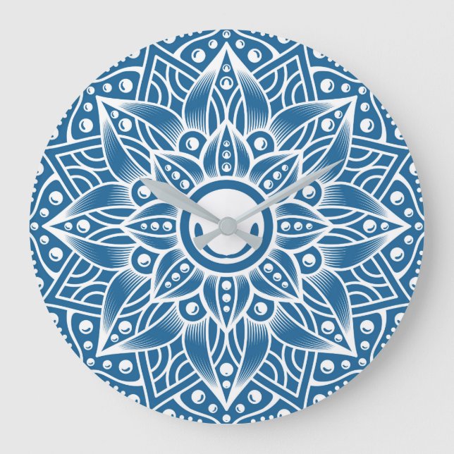 Luxury Mandala 16 Large Clock (Front)