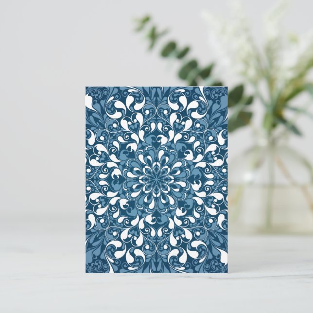 Luxury Mandala 20 Holiday Postcard (Standing Front)